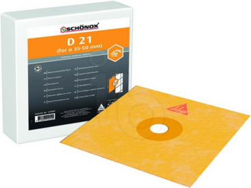 SCHÖNOX D8 / D15 / D21 / D35 / D65 Schonox D 21 dichtmanchet wand doos 25 st