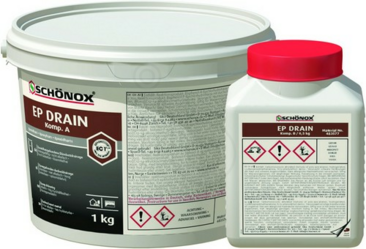 SCHÖNOX EP DRAIN Schonox EP-Drain 1,0kg Hars(A) en 0,5kg Harder(B) in doos