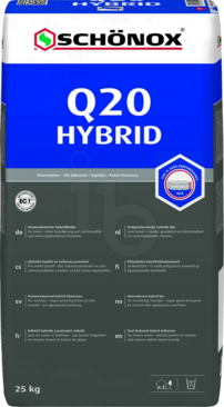 SCHÖNOX Q20 HYBRID Schonox Q20 Hybrid lijm zak 25 kg