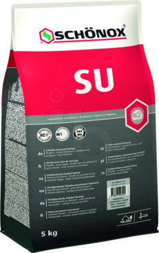 Schönox Schonox SU snelle universeel-flexvoeg zilvergrijs zak 5 kg