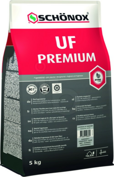 Schönox Schonox UF-premium flexibele universeel-voegmortel antraciet zak 5 kg