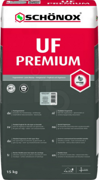 Schönox Schonox UF-premium flexibele universeel-voegmortel zilvergrijs zak 15 kg