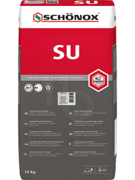 SCHÖNOX SU Schonox SU snelle universeel-flexvoeg grijs zak 5 kg