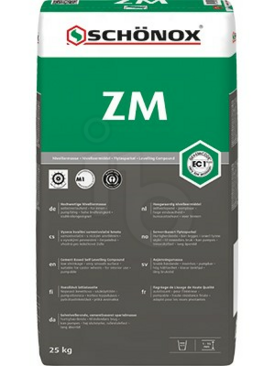 SCHÖNOX ZM Schonox ZM cementaire egaliseer- en nivelleermassa zak 25 kg
